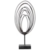 Uttermost Accessories - Statues and Figurines Remi Steel Ring Sculpture