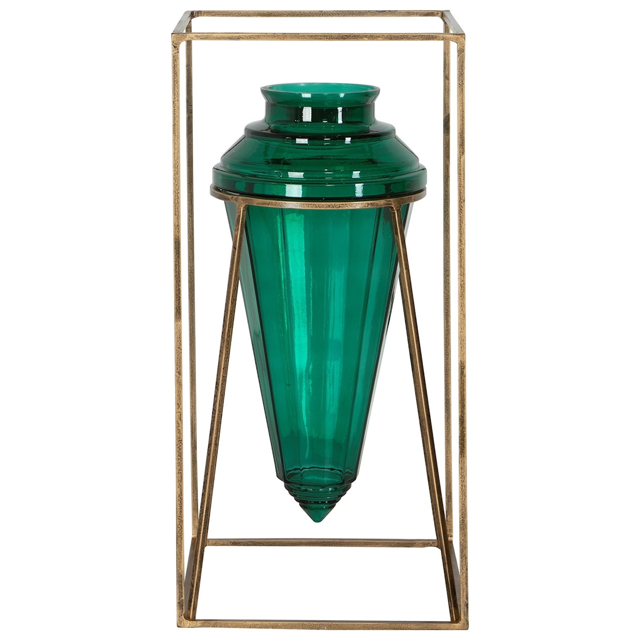 Uttermost Accessories - Vases and Urns Ariga Emerald Green Vase
