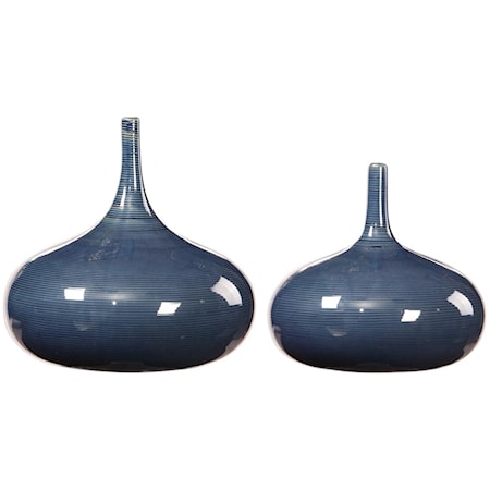 Zayan Blue Vases, S/2