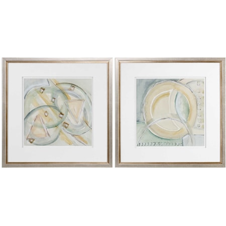 Abstracts Framed Prints (Set of 2)