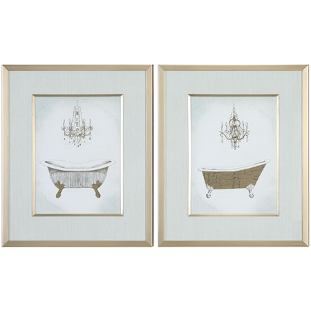 Gilded Bath Prints