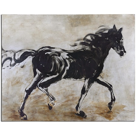 Blacks Beauty Horse Art
