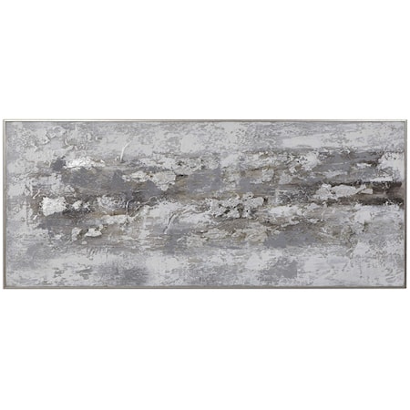 Weathered Stone Hand Painted Canvas