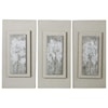 Uttermost Art  Triptych Trees Hand Painted Art (Set of 3)