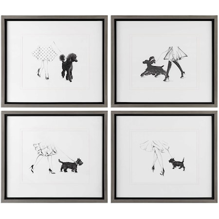 Perfect Companions Canine Prints (Set of 4)