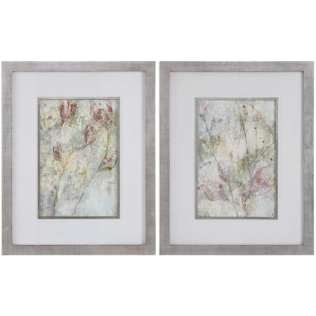 Flower Dreams Pastel Prints Set of 2