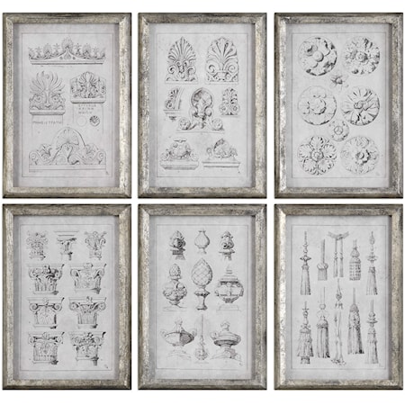 Architectural Accents (Set of 6)