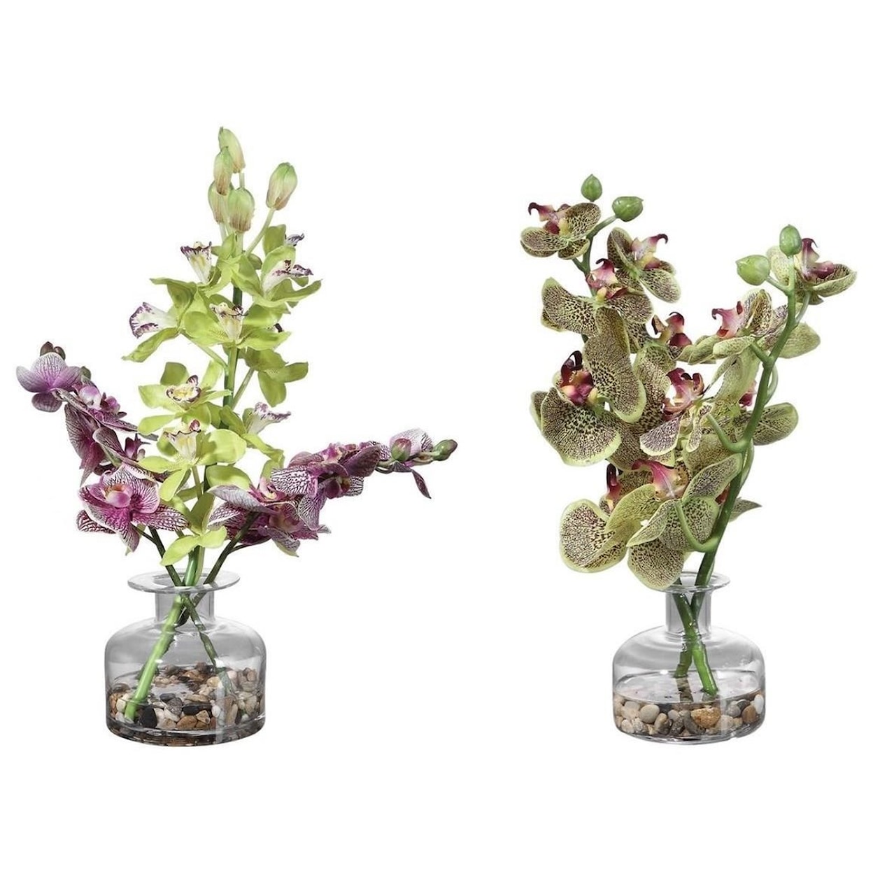 Uttermost Botanicals Malin Orchid Bud Vases, Set/2