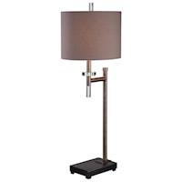 Dark Bronze Buffet Lamp