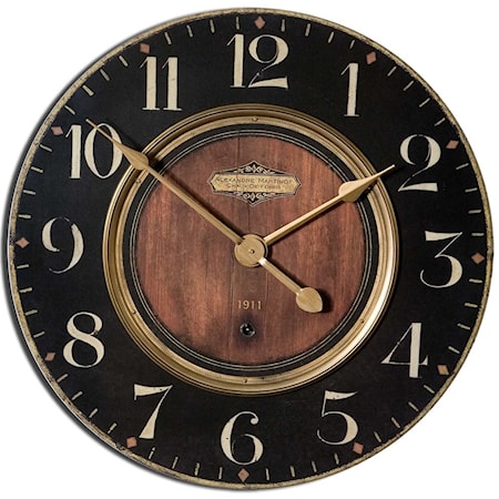 Alexandre Martinot 30" Wall Clock