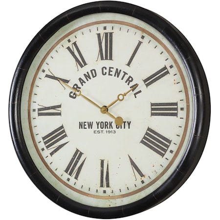 Uttermost Leonor "Grand Central" Wall Clock