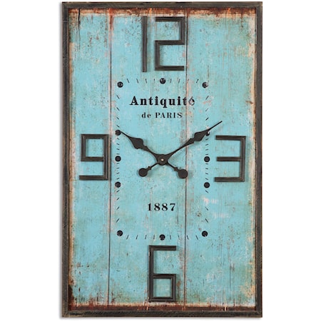 Antiquite Distressed Wall Clock