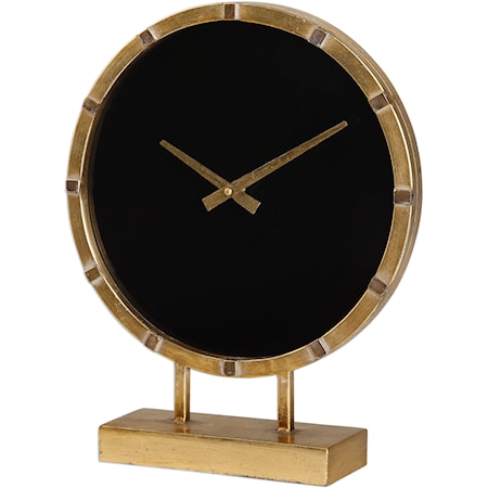 Aldo Gold Table Clock