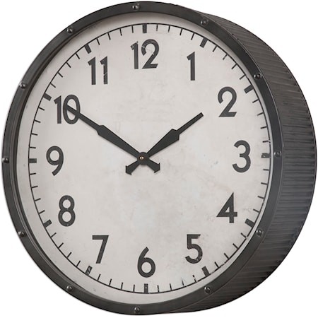 Berta Ivory Wall Clock