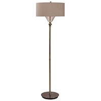 Kensington Brass Floor Lamp