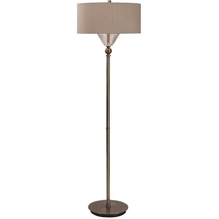 Kensington Brass Floor Lamp