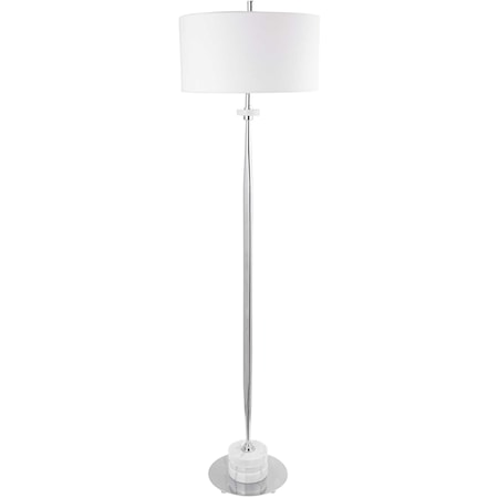 Magnus Chrome Floor Lamp