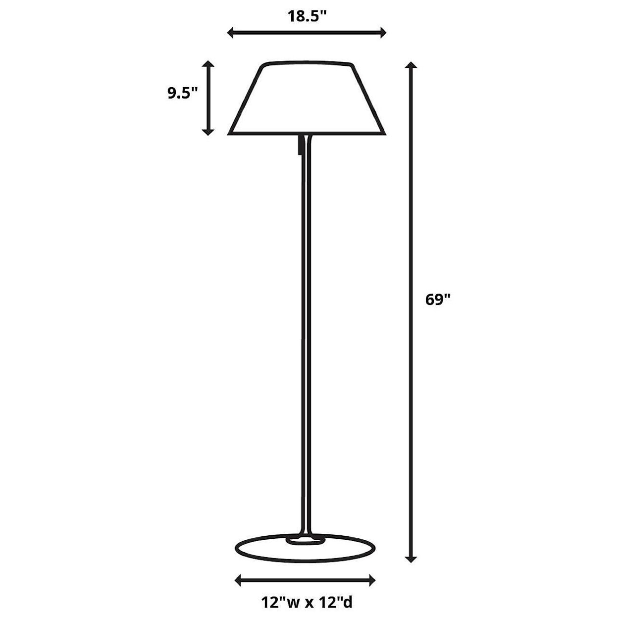 Uttermost Floor Lamps Magnus Chrome Floor Lamp