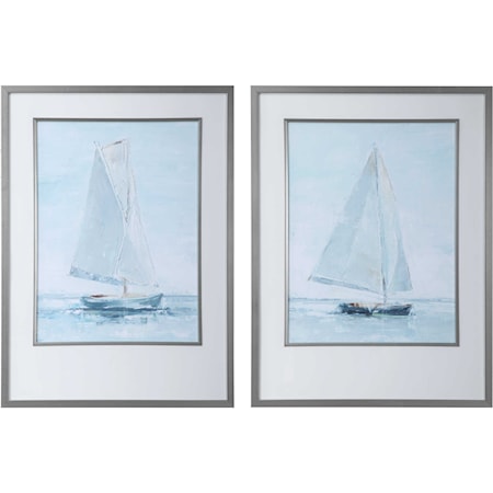 Seafaring Framed Prints, S/2