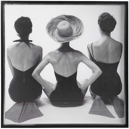 Ladies' Swimwear, 1959 Fashion Print