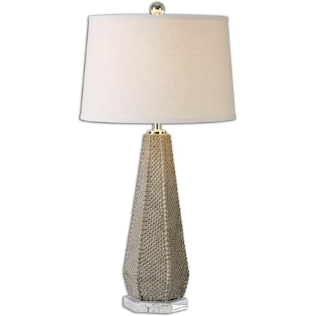 Pontius Taupe Lamp