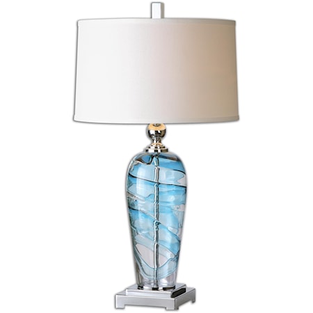 Andreas Blown Glass Lamp