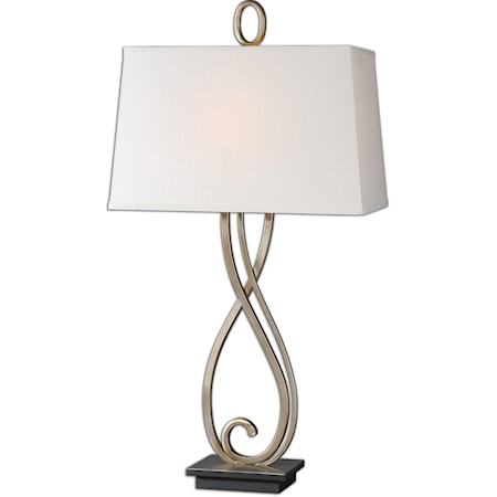 Ferndale Scroll Metal Lamp