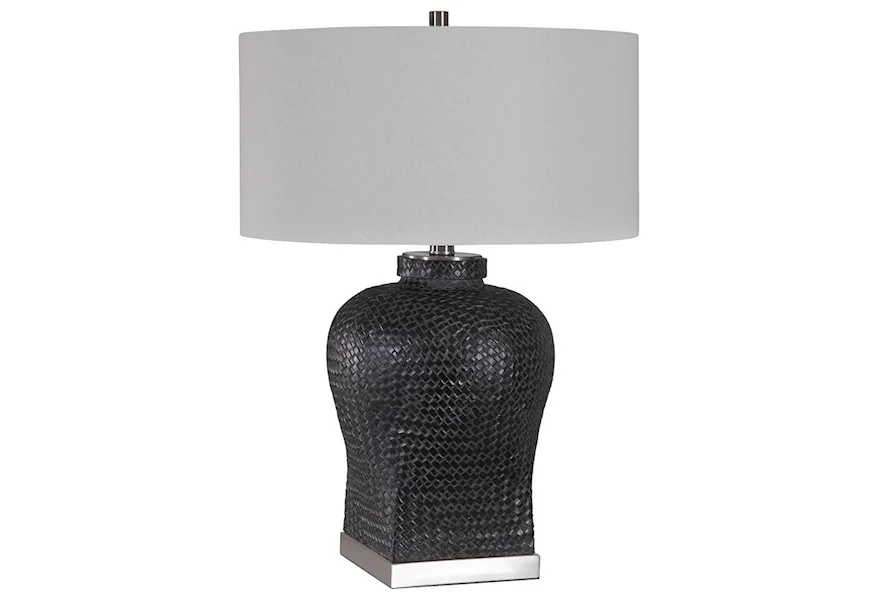 Table Lamps Akello Weave Texture Table Lamp by Uttermost at Lagniappe Home Store