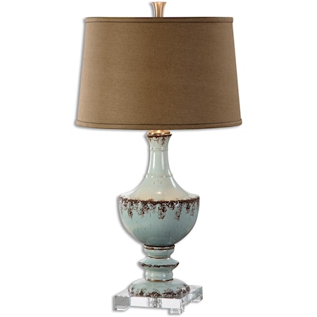 Molara Aged Blue Table Lamp