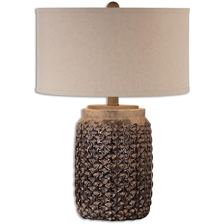 Bucciano Textured Ceramic Table Lamp