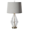 Uttermost Table Lamps Spezzano Crackled Glass Lamp