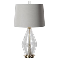 Spezzano Crackled Glass Lamp