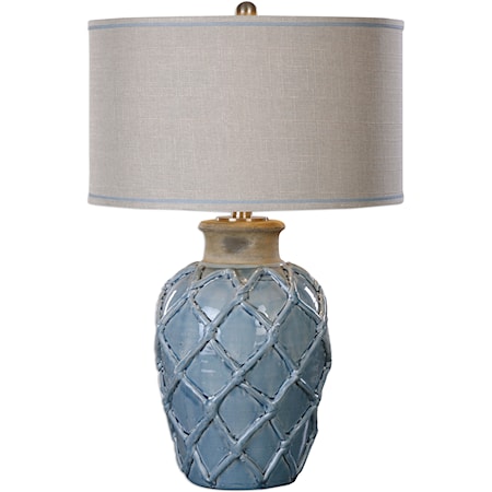 Parterre Pale Blue Table Lamp