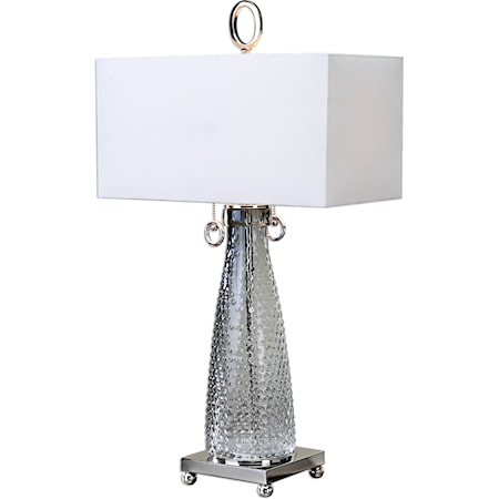 Ostola Smokey Glass Lamp