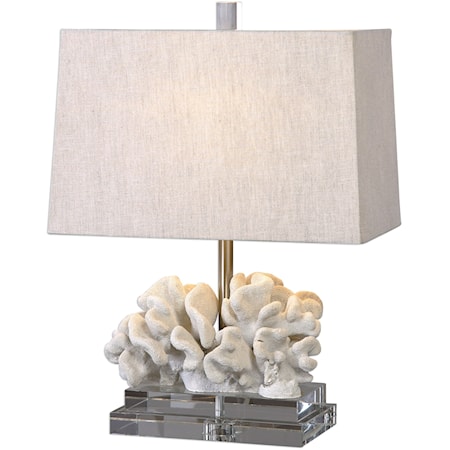 Coral Sculpture Table Lamp