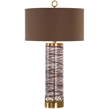 Seaver Spun Glass Table Lamp