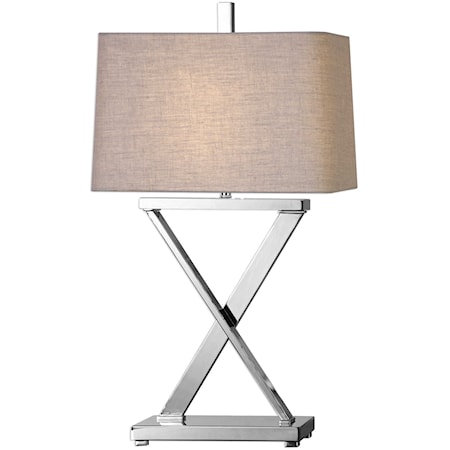 Xavier Nickel Table Lamp