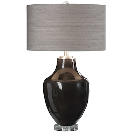 Vrana Dark Gray Table Lamp