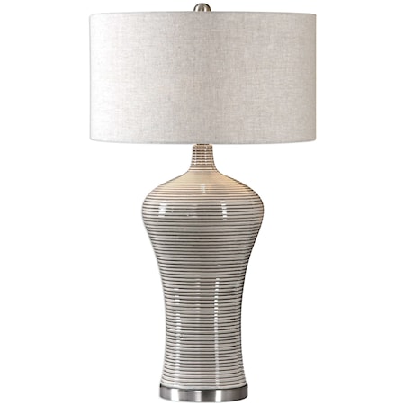 Dubrava Light Gray Table Lamp