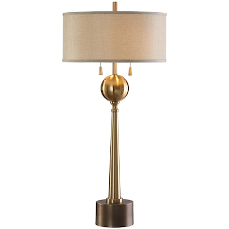 Kensett Antique Bronze Lamp