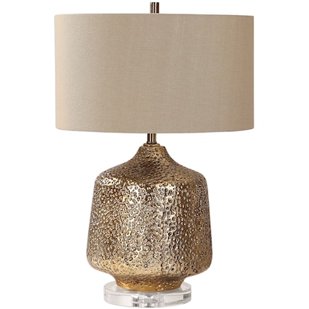 Galaxia Metallic Gold Lamp