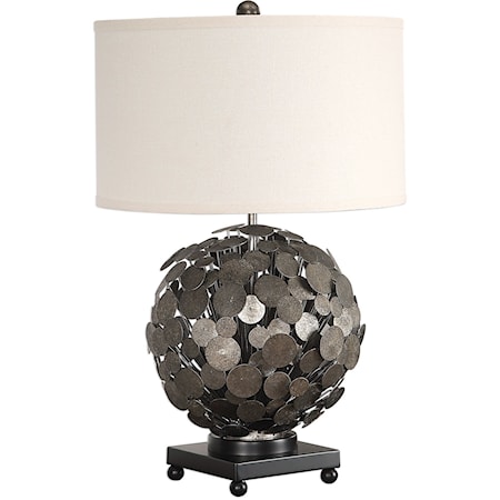 Callisto Steel Disk Table Lamp