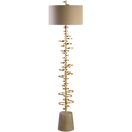 Lostine Modern Gold Floor Lamp