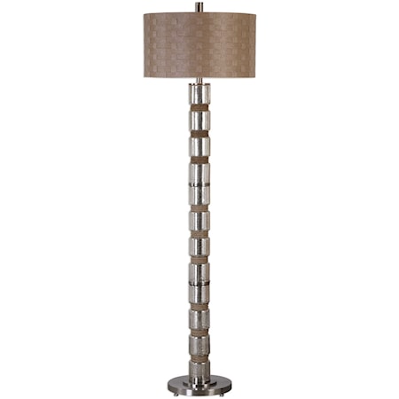 Cerreto Mercury Glass Floor Lamp