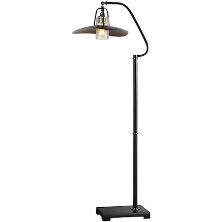 Arkutino Black Iron Floor Lamp