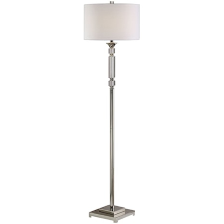 Volusia Nickel Floor Lamp