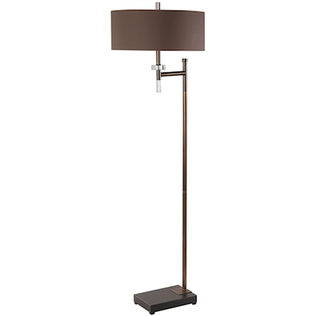 Oletha Dark Bronze Floor Lamp