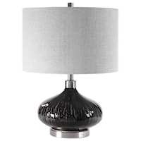 Ampara Deep Charcoal Table Lamp