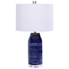 Uttermost Table Lamps Reverie Blue Table Lamp