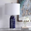 Uttermost Table Lamps Reverie Blue Table Lamp